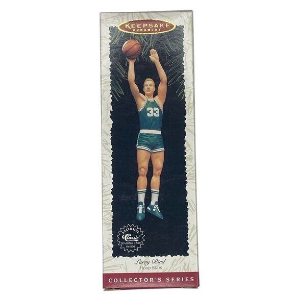 Larry Bird Hoop Stars 2nd in Series 1996 Hallmark Ornament - Picture 1 of 4
